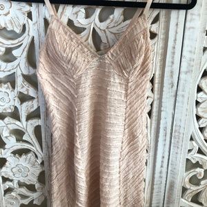 Pink Slip Tank Top gold detail free people
